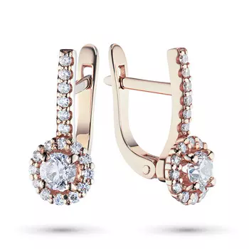 Серьги из красного золота э0212сг06165200_white