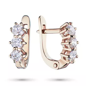 Серьги из красного золота э0212сг07070100_white