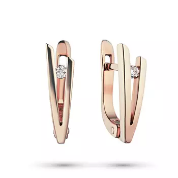 Серьги из красного золота э0212сг11134300
