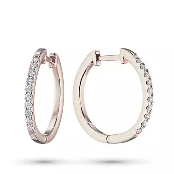 Серьги из красного золота с бриллиантами э0201сг12150600