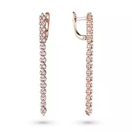Серьги из красного золота с бриллиантами э0201сг03186600