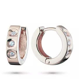 Серьги из красного золота с бриллиантами э0201сг11153000