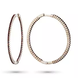 Серьги из красного золота с гранатами э0206сг02194510