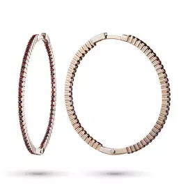 Серьги из красного золота с гранатом э0206сг01204510