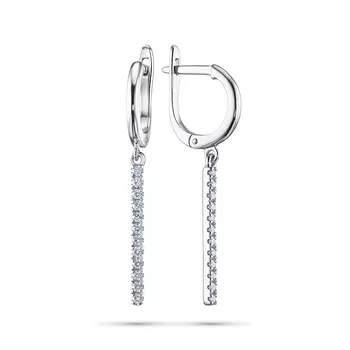 Серьги из серебра э0612сг01183500