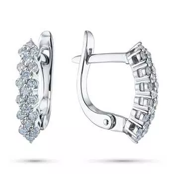 Серьги из серебра э0612сг01210112_white