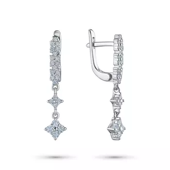Серьги из серебра э0612сг01230355_white