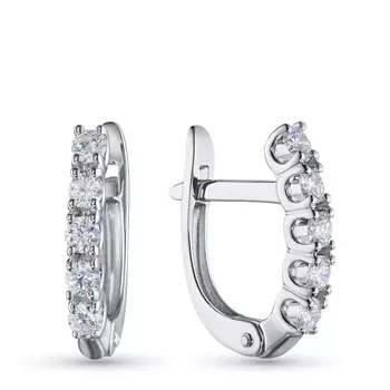 Серьги из серебра э0612сг02210103_white