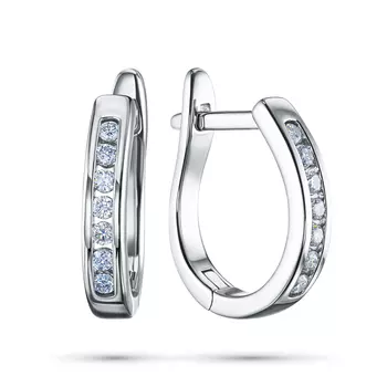 Серьги из серебра э0612сг03100700_white