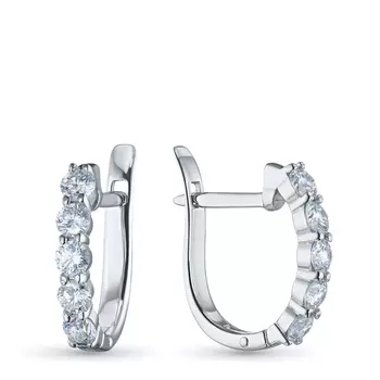 Серьги из серебра э0612сг03142100_white