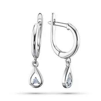 Серьги из серебра э0612сг03152300