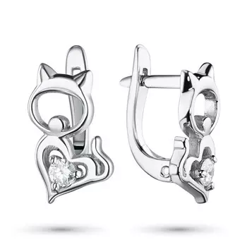 Серьги из серебра э0612сг04210518