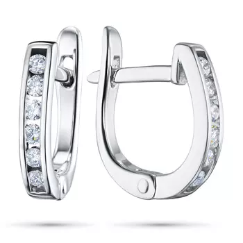 Серьги из серебра э0612сг05152100_white