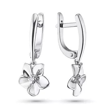 Серьги из серебра э0612сг05162400_white