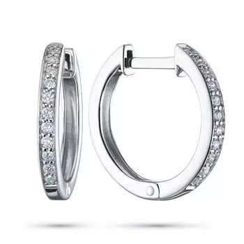Серьги из серебра э0612сг06162600_white