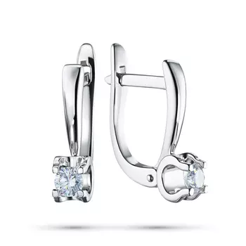 Серьги из серебра э0612сг06200855_white
