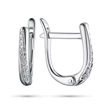 Серьги из серебра э0612сг06210501_white