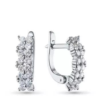 Серьги из серебра э0612сг07173700_white