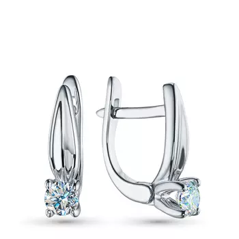 Серьги из серебра э0612сг07200756_white