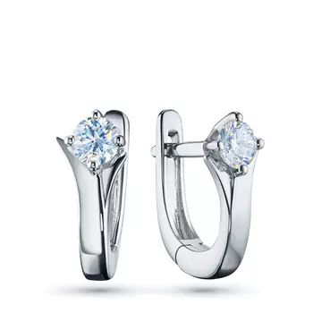 Серьги из серебра э0612сг07210751_white