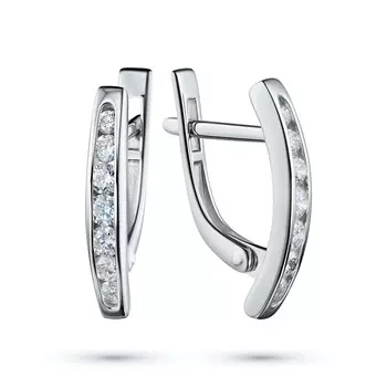 Серьги из серебра э0612сг08200109
