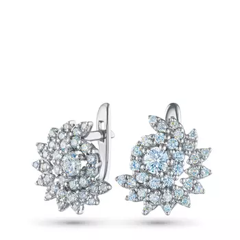 Серьги из серебра э0612сг09185900