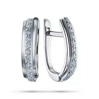 Серьги из серебра э0612сг10148800_white