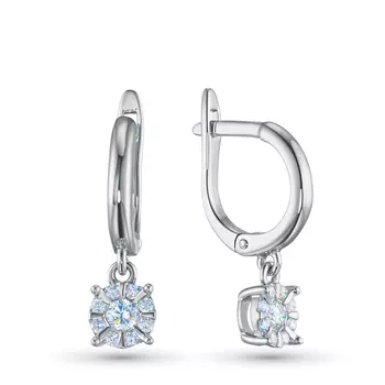 Серьги из серебра э0612сг10153800