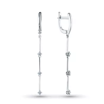 Серьги из серебра э0612сг10155600_white