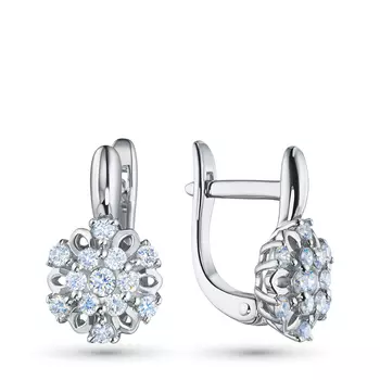 Серьги из серебра э0612сг10170800_white