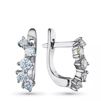 Серьги из серебра э0612сг10172900_white