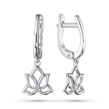 Серьги из серебра э0612сг11173300