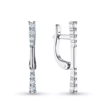 Серьги из серебра э0612сг12200018_white