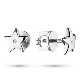 Серьги из серебра с аметистом э0601пс10151300