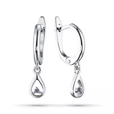 Серьги из серебра с аметистом э0607сг03152300