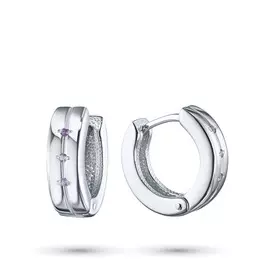 Серьги из серебра с аметистом э0607сг03152900