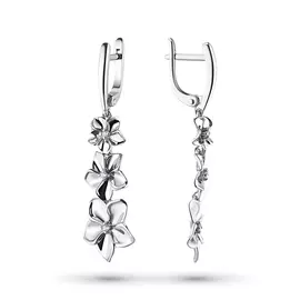 Серьги из серебра с бриллиантами э0601сг01173000