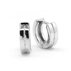 Серьги из серебра с бриллиантами э06с031529