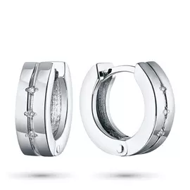 Серьги из серебра с бриллиантом э0601сг03152900