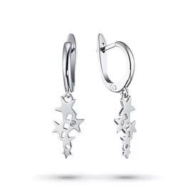 Серьги из серебра с бриллиантами э0601сг04201611