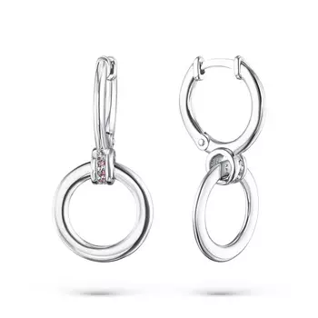 Серьги из серебра с гранатами э0606сг08200359