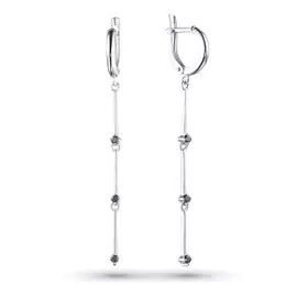 Серьги из серебра с гранатом э0606сг10155600