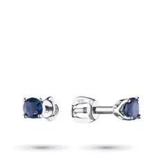 Серьги из серебра с топазом э0609сг04200276