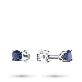 Серьги из серебра с топазом э0609сг04200276