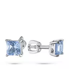 Серьги из серебра с топазом э0609сг04200455