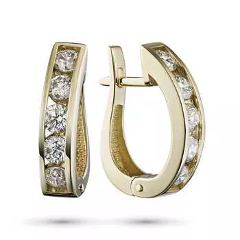 Серьги из желтого золота э0312сг03135900_white