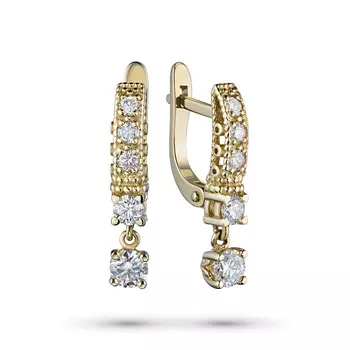 Серьги из желтого золота э0312сг03141500