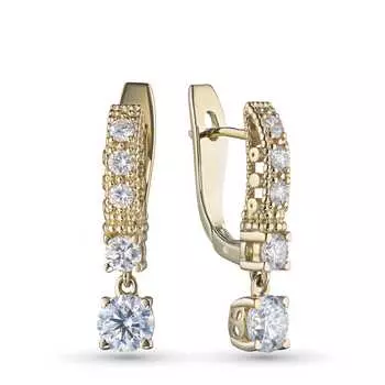 Серьги из желтого золота э0312сг03141500_white