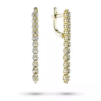 Серьги из желтого золота э0312сг03186600