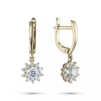 Серьги из желтого золота э0312сг04201510_white